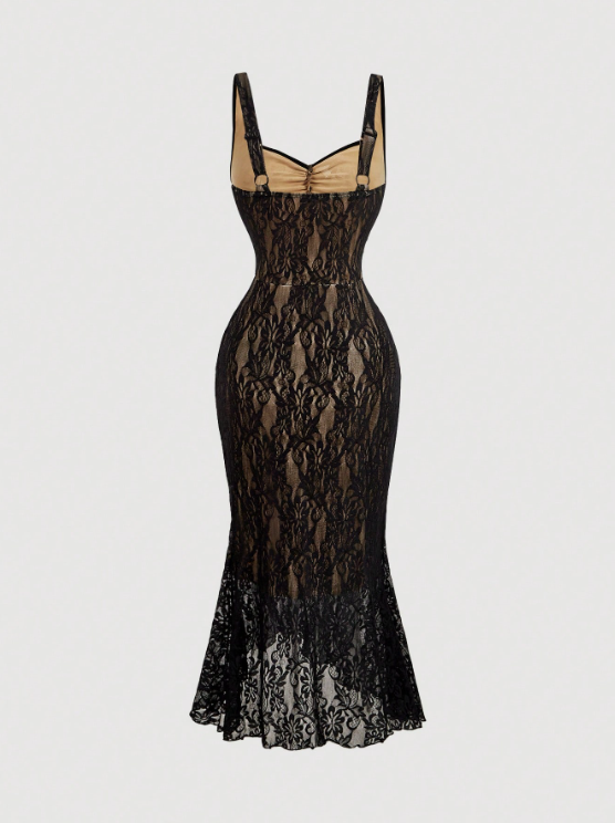 Avana Lace Midi Dress