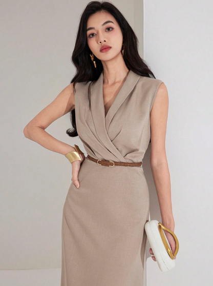 JUDY MIDI DRESS WITH BELT