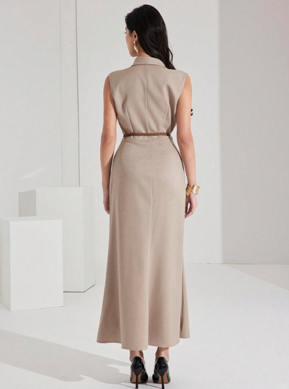JUDY MIDI DRESS WITH BELT