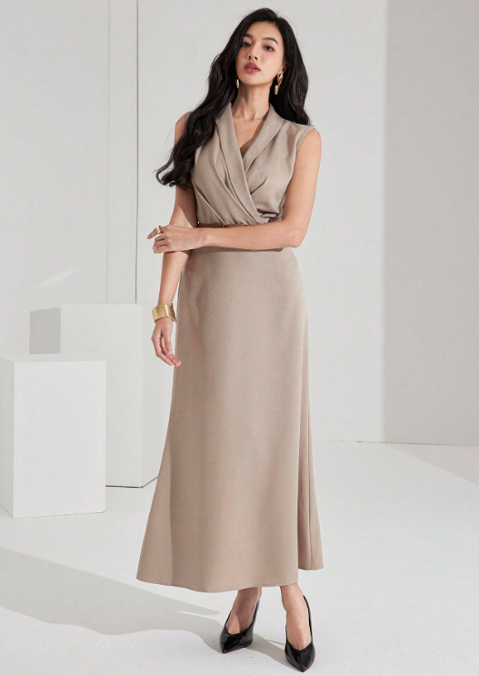 JUDY MIDI DRESS WITH BELT