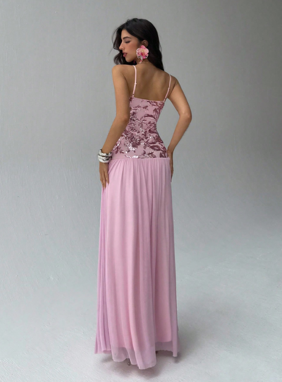 ELOISE SEQUIN MAXI DRESS