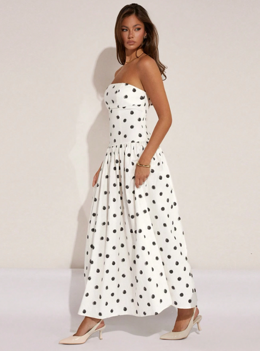 NADIJA POLKA DOT DRESS
