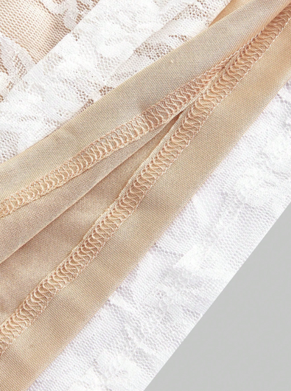 SANDRA LACE OFF-SHOULDER DRESS