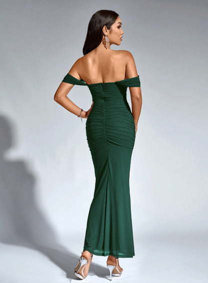 KATE OFF SHOULDER MAXI DRESS
