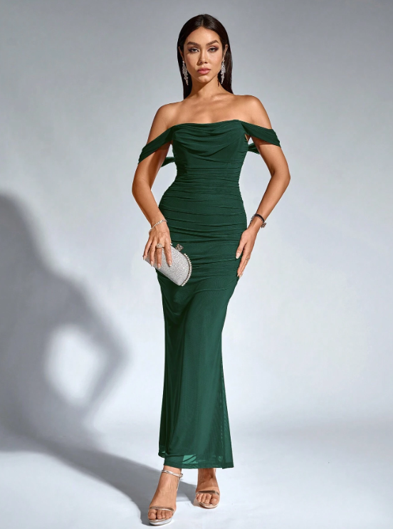 KATE OFF SHOULDER MAXI DRESS