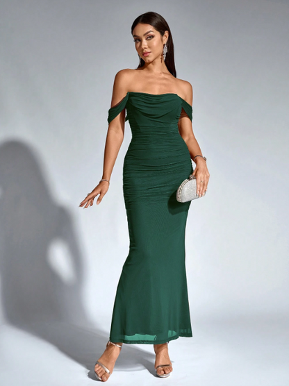 KATE OFF SHOULDER MAXI DRESS