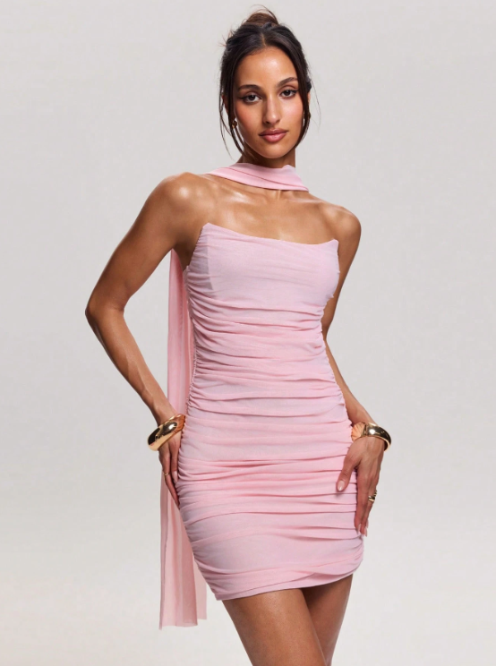 Tamika Mini Dress - Pink
