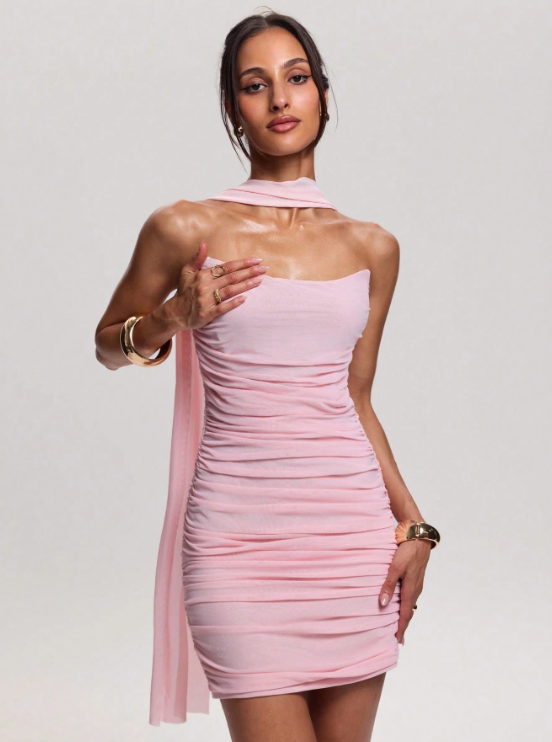 Tamika Mini Dress - Pink