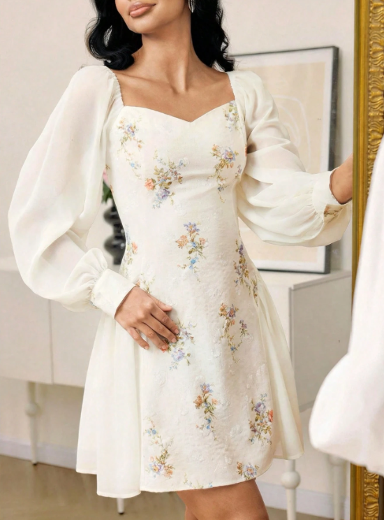 Sandria Floral Mini Dress