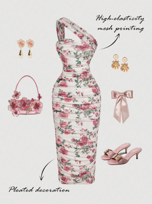 Jeneva Floral Midi Dress