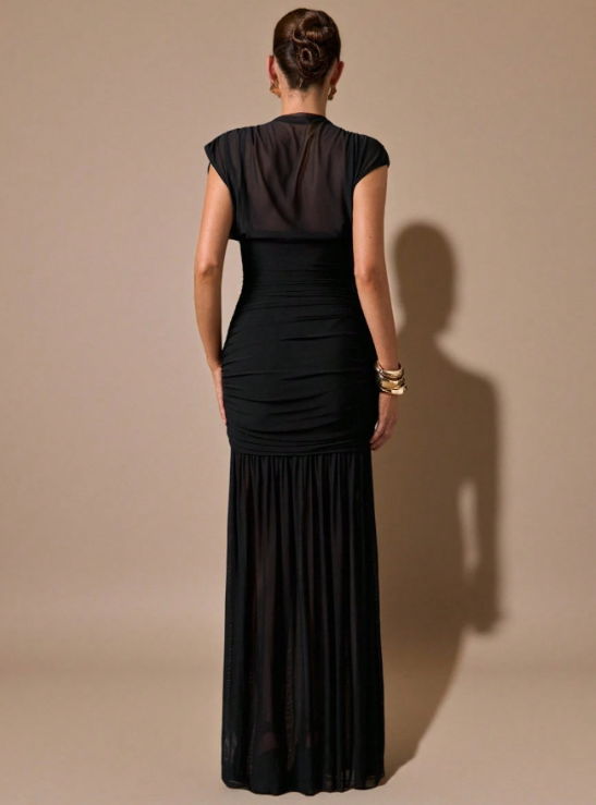 Chloé Wrap Shawl Maxi Dress