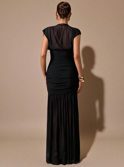 Chloé Wrap Shawl Maxi Dress