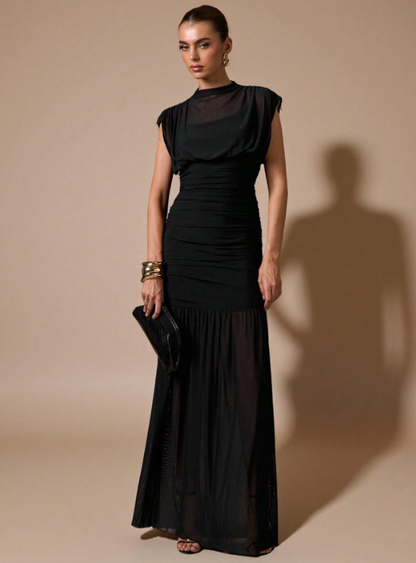 Chloé Wrap Shawl Maxi Dress