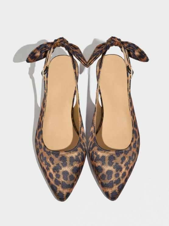 Attey - Leopard Bow Chunky, Pumps
