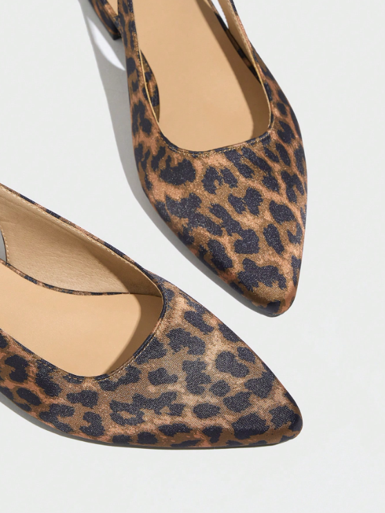 Attey - Leopard Bow Chunky, Pumps