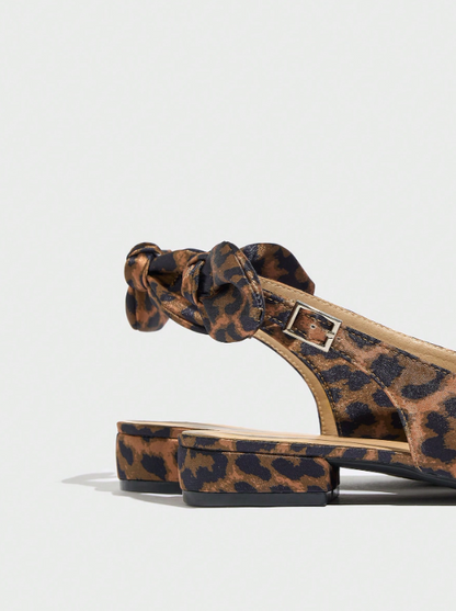 Attey - Leopard Bow Chunky, Pumps