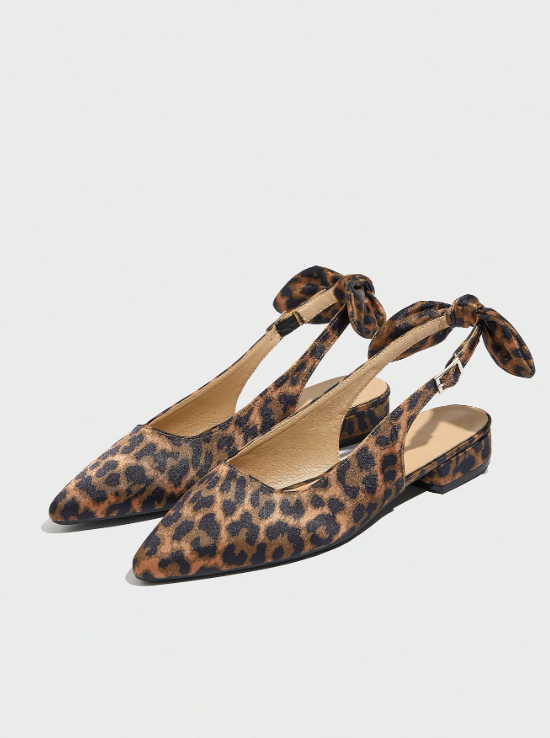 Attey - Leopard Bow Chunky, Pumps