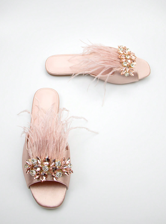 Esther - Satin, Sandals