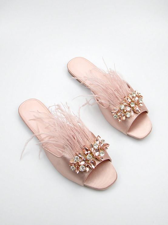 Esther - Satin, Sandals