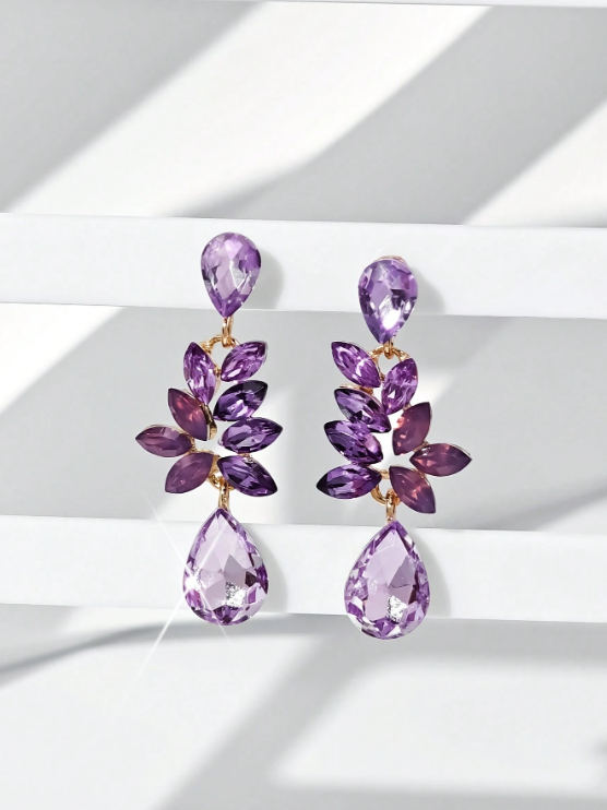 Collins Water Drop Floral Earrings