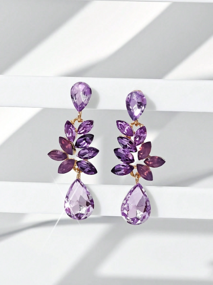 Collins Water Drop Floral Earrings