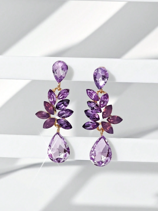 Collins Water Drop Floral Earrings