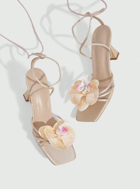 Sara Orchid Heel - Apricot