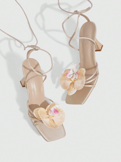 Sara Orchid Heel - Apricot