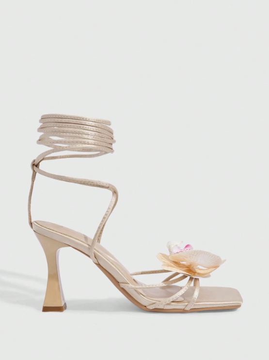 Sara Orchid Heel - Apricot