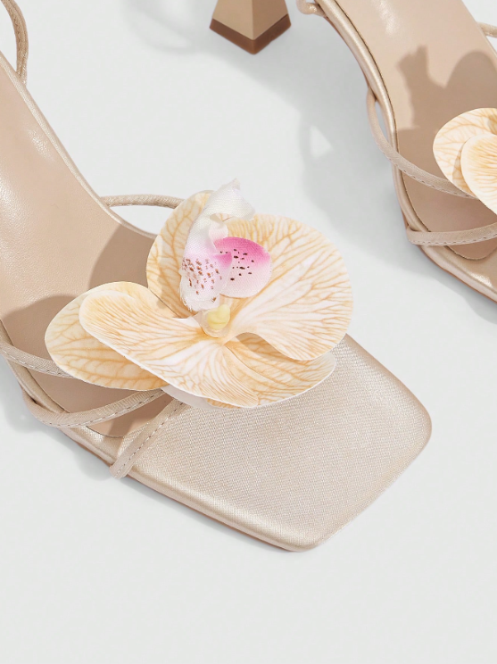 Sara Orchid Heel - Apricot