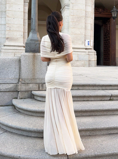 Marta Ruched Maxi Dress