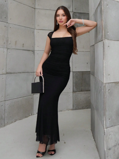 Radhia Mesh Maxi Dress