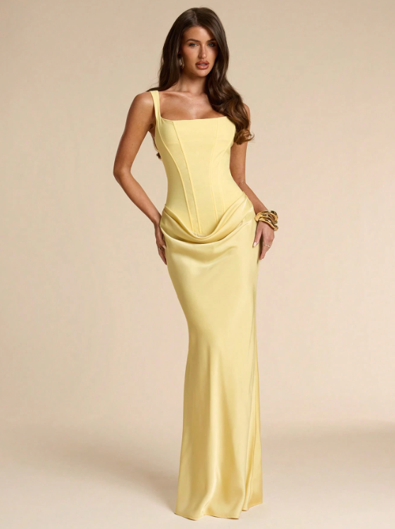 Kendall Satin Maxi Dress