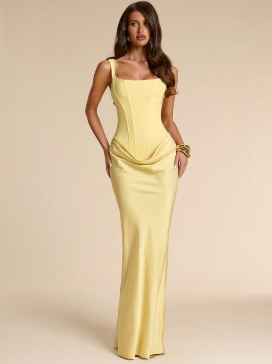 Kendall Satin Maxi Dress