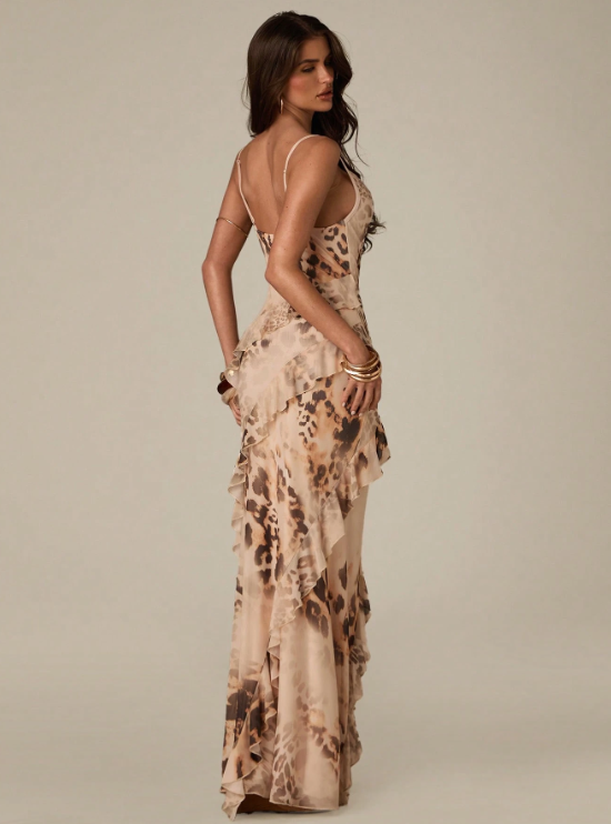 Félicia Ruffle Maxi Dress