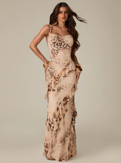 Félicia Ruffle Maxi Dress
