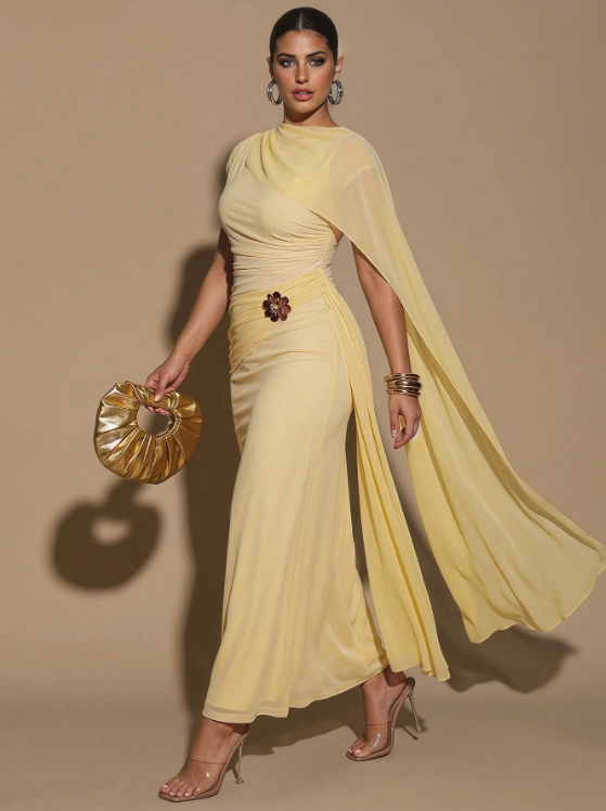 Chloé Shawl Maxi Dress
