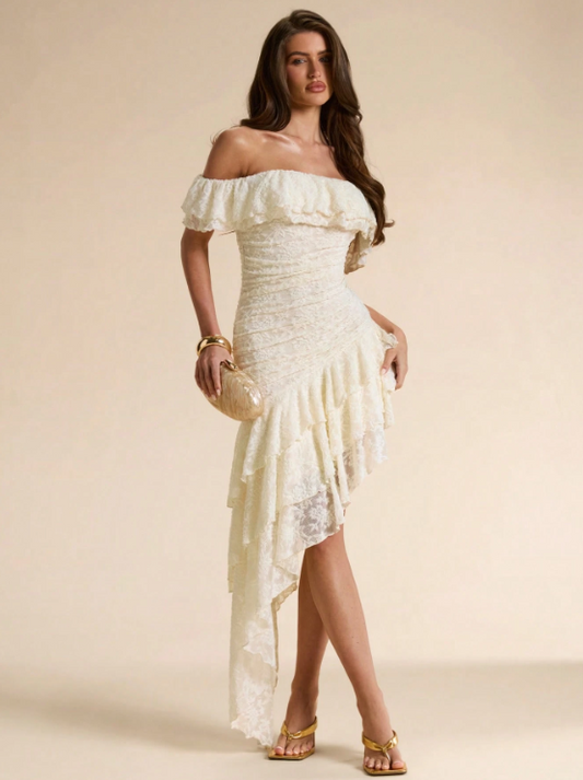 Justine Floral Off-Shoulder Dress