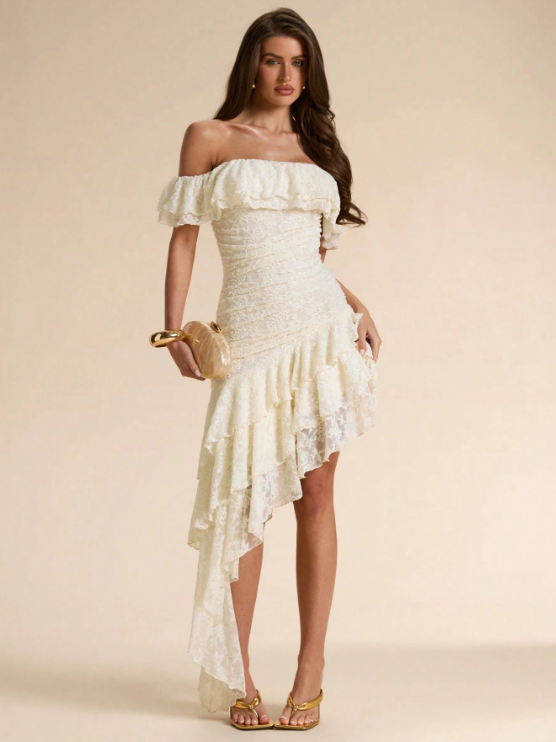 Justine Floral Off-Shoulder Dress