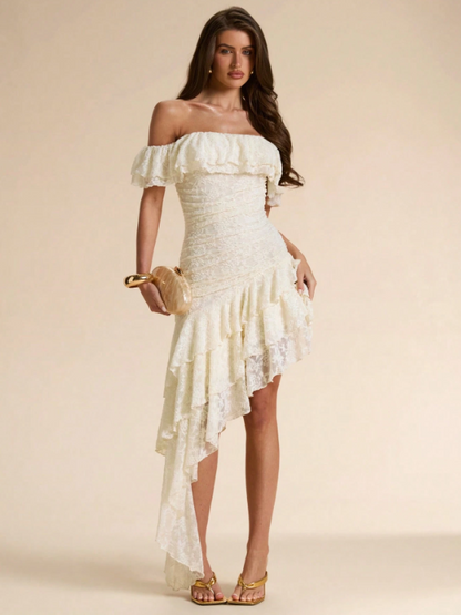 Justine Floral Off-Shoulder Dress