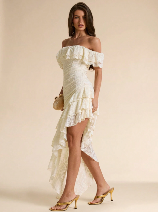 Justine Floral Off-Shoulder Dress