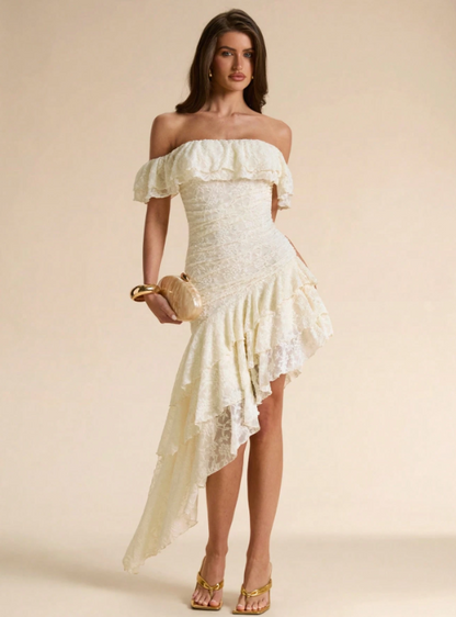 Justine Floral Off-Shoulder Dress