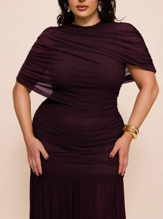 Clara Maxi Dress - Red Violet