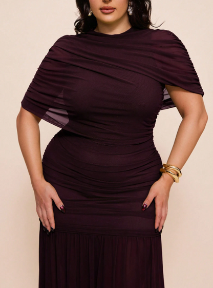 Clara Maxi Dress - Red Violet
