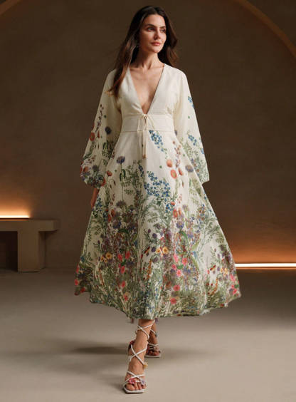 Lenora Floral Midi Dress