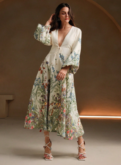 Lenora Floral Midi Dress