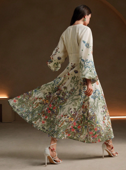 Lenora Floral Midi Dress