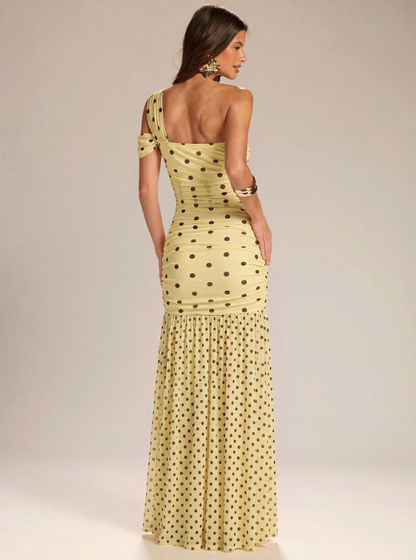 Rachel Polka Dot Maxi Dress