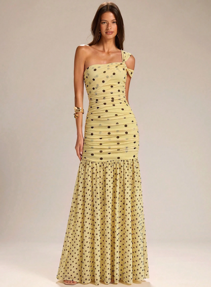 Rachel Polka Dot Maxi Dress