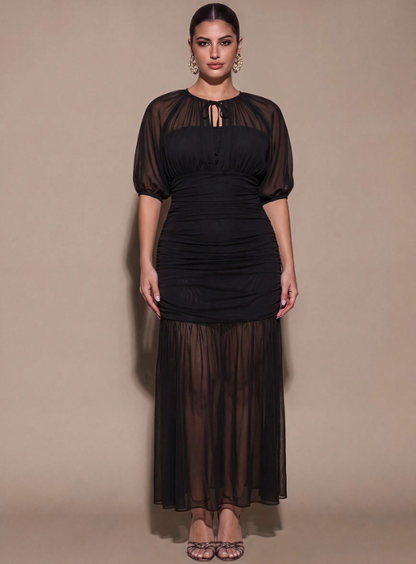 Mariam Mesh Maxi Dress